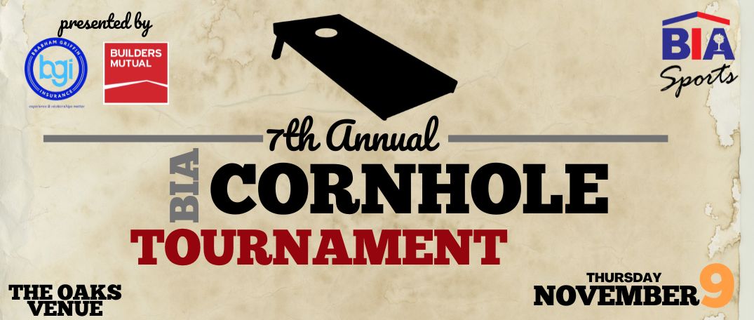 7th Annual BIA Cornhole Tournament. November 9th, 2023